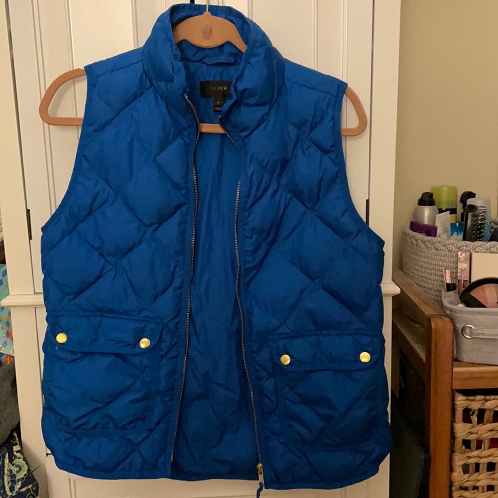 J. Crew size small royal blue vest